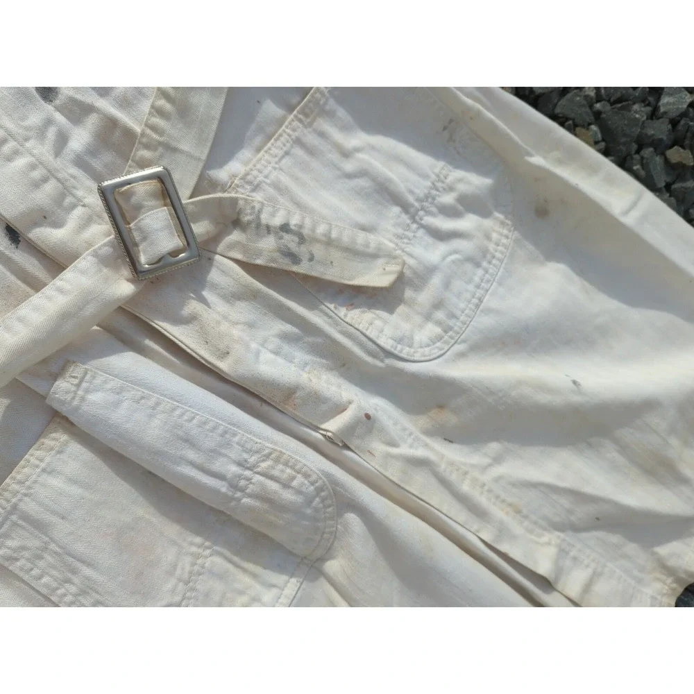 Vintage Long Sleeve Martin Senour Paints  Work‎ Garage Canvas Jacket Advertising